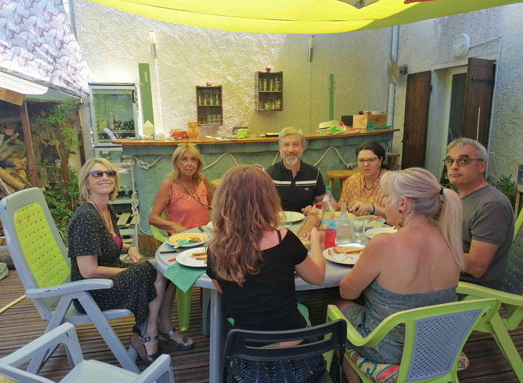 repas Reiki partage agapes conviviales